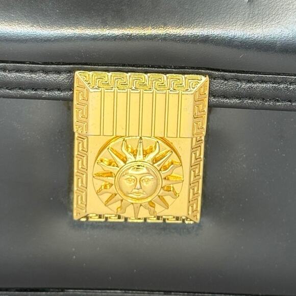 Versace Vintage Top Handle Patent Leather Tote with Gold Hardware - Picture 8 of 11